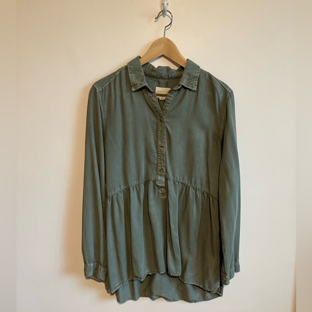American Eagle button tunic shirt